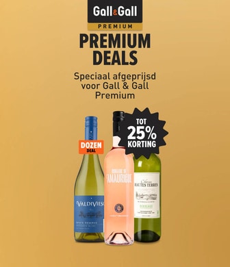 Premium deals. Speciaal afgeprijsd voor Gall & Gall Premium